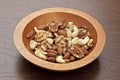 Bowl of assorted nuts Royalty Free Stock Photo