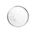 Bowl with baking soda on white background Royalty Free Stock Photo