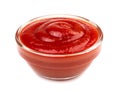 Bowl with barbecue sauce Royalty Free Stock Photo