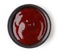 Bowl of barbecue sauce Royalty Free Stock Photo