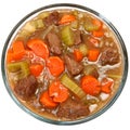 Bowl of Beef Vegetable Stew Royalty Free Stock Photo