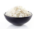 Bowl of boiled rice Royalty Free Stock Photo