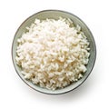Bowl of boiled round rice