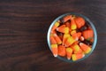 Bowl of candy corn Royalty Free Stock Photo