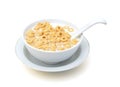Bowl with cereal Royalty Free Stock Photo