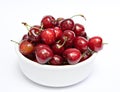 Bowl of Cherries Royalty Free Stock Photo