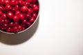 Bowl of cherries Royalty Free Stock Photo