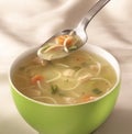 Bowl of chiken soup Royalty Free Stock Photo