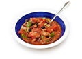 Bowl of Chili with Beans Royalty Free Stock Photo