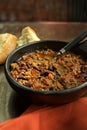 Bowl of Chili con carne Royalty Free Stock Photo