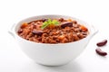 Bowl chili con carne. Generate Ai Royalty Free Stock Photo