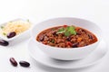 Bowl chili con carne lamb. Generate Ai Royalty Free Stock Photo