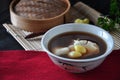 Bowl of Chinese Dessert Ginger Soup Royalty Free Stock Photo
