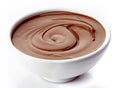 Bowl of chocolate cream Royalty Free Stock Photo