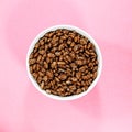 Bowl of Chocolate FLavoured Coco Pops Breakfast Cereals Royalty Free Stock Photo