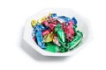 Bowl of Chocolate Lollies Royalty Free Stock Photo