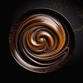 a bowl of chocolate swirls Royalty Free Stock Photo