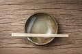 Bowl with chopsticks Royalty Free Stock Photo