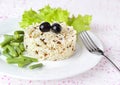 Bowl of cooked mixed wild Rice