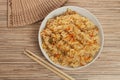 Bowl of cooked rice Royalty Free Stock Photo