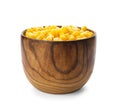 Bowl with corn kernels Royalty Free Stock Photo