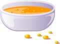 Bowl of corn soup