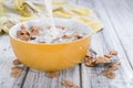 Bowl with Cornflakes and Milk