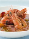 Bowl of Creole Shrimp Gumbo Royalty Free Stock Photo