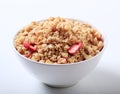 Bowl of crunchy granola