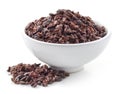 Bowl of crushed cocoa beans