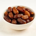 A bowl of dates, White Background,