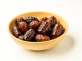 A bowl of dates, White Background,