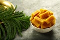 Bowl of delicious Indian sweets- burfi,burfee, Royalty Free Stock Photo