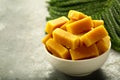 Bowl of delicious Indian sweets- kesar,peda Royalty Free Stock Photo