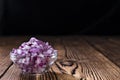 Bowl with (diced) Red Onions Royalty Free Stock Photo