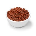 Bowl with dried Annatto seeds