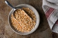Yellow Split Peas in a Bowl Royalty Free Stock Photo