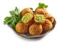 Bowl of falafel balls