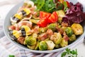 Bowl with Farfalle pasta Royalty Free Stock Photo