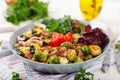 Bowl with Farfalle pasta Royalty Free Stock Photo