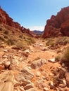 Bowl Of Fire in the Muddy Mountain Wilderness, Nevada Royalty Free Stock Photo