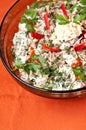 Bowl of fish salad Royalty Free Stock Photo