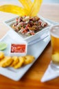 Plate of ceviche