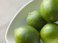 Bowl Of Fresh Limes Royalty Free Stock Photo