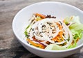 A bowl of fresh vegetable salad (side dish) Royalty Free Stock Photo