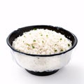 bowl full of cooked rice.