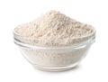 Bowl of gluten-free oat flour Royalty Free Stock Photo