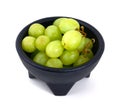 Bowl grapes Royalty Free Stock Photo