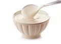 Bowl of greek yogurt