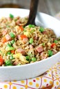 Ham and fried rice